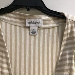 Peck & Peck Striped Cover Up